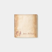 Post-it® Onglet latéral personnalisé avec nom (Devant)