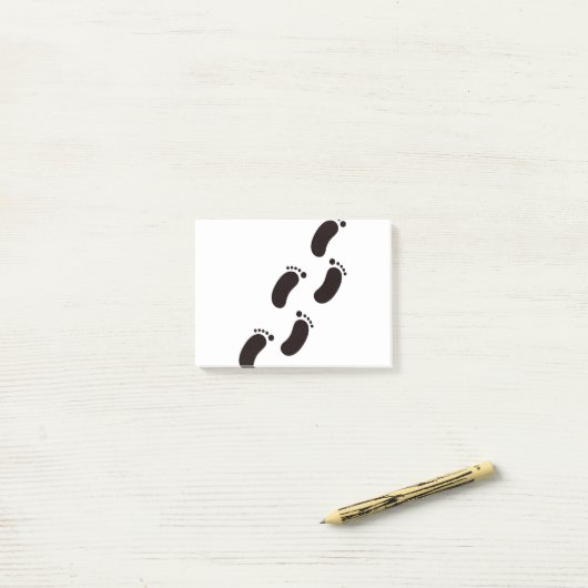 Post-it® Oniuzuka Style petit pied noir (Sur un bureau)