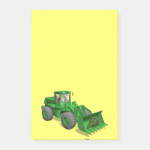 Post-it® Opérateur du bulldozer du Père Noël