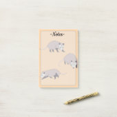 Post-it® Opossums (Sur un bureau)