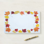 Post-it® Options de bordure 1A-B de l'automne (Sur un bureau)
