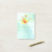 Post-it® Options d'image Butterfly Art 5A (Sur un bureau)