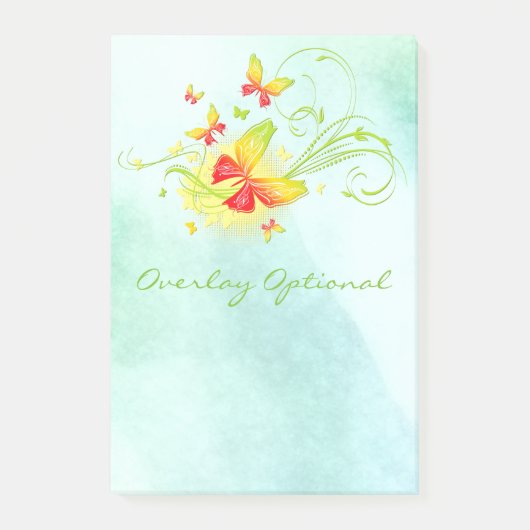 Post-it® Options d'image Butterfly Art 5A (Devant)