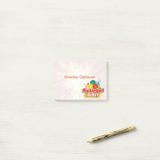 Post-it® Options d'image de test de Pickball (Sur un bureau)