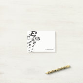 Post-it® Optométriste i Publier la note (Sur un bureau)