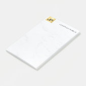 Post-it® Or Et Marbre Élégant Moderne Simple Modèle (Incliné)