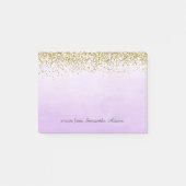 Post-it® Or et notes de pourpre d'Ombre (Devant)
