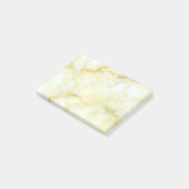 Post-it® Or moderne et Marbre blanc (Incliné)