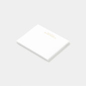 Post-it® Or professionnel et blanc (Incliné)