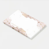 Post-it® or rose texturé Monogramme (Incliné)
