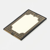Post-it® Or sur Art Déco Classique Noir (Incliné)