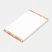 POST-IT® ORANGE ADORABLE ET GHOSES BLANCS (Incliné)