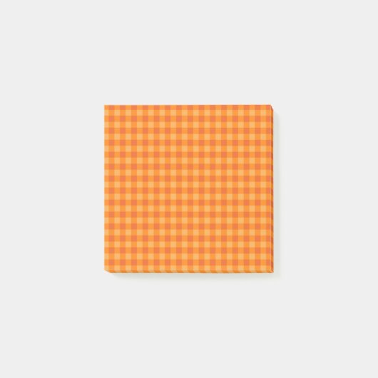 Post-it® Orange Buffalo Plaid Organisation joyeuse (Devant)