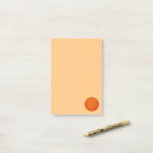 Post-it® Orange - Collection de Fruits - (Sur un bureau)