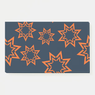 Post-it® Orange, cool, tendance, joueuse motif en forme d'é