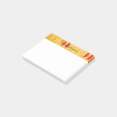 Post-it® Orange et Citron Personnalisé (Incliné)