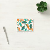 Post-it® Orange et Ovales Turquoises (Bureau)