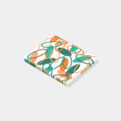 Post-it® Orange et Ovales Turquoises (Incliné)