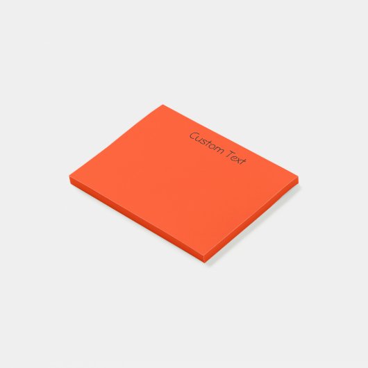 Post-it® Orange fait sur commande/rouge (Incliné)