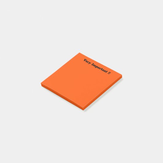 Post-it® Orange foncé (Incliné)