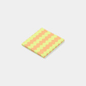 Post-it® Orange Lime Wavy Stripe Bold Stationery moderne (Incliné)