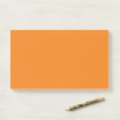 Post-it® Orange Perse, Sable Brown, Tan (Sur un bureau)