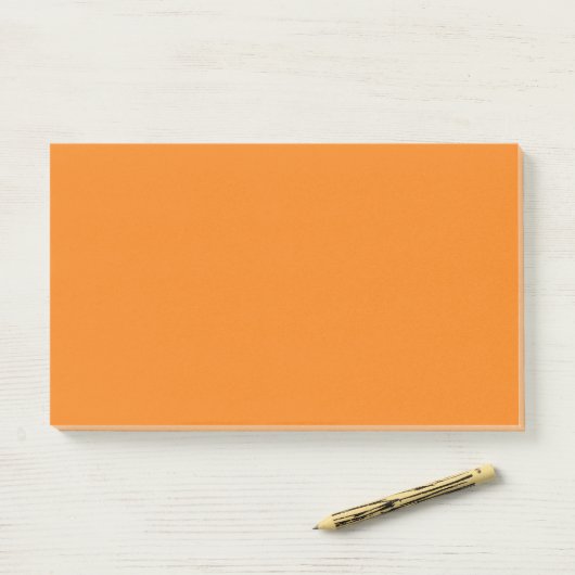 Post-it® Orange Perse, Sable Brown, Tan (Sur un bureau)