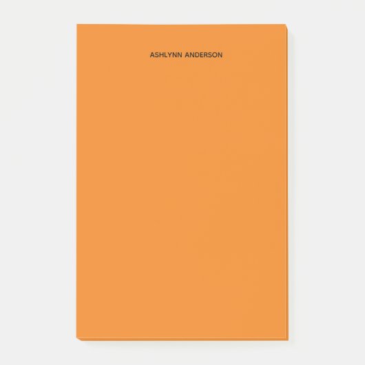 Post-it® Orange personnalisée (Devant)