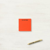 Post-it® Orange profond (Sur un bureau)