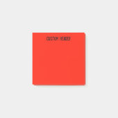 Post-it® Orange/Rouge (Devant)