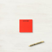 Post-it® Orange/Rouge (Sur un bureau)