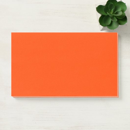 Post-it® Orange Rouge Simple 10" x 6" (Bureau)
