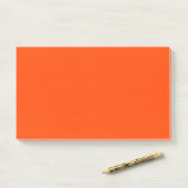 Post-it® Orange Rouge Simple 10" x 6" (Sur un bureau)