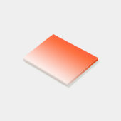 Post-it® Orange simple au blanc (Incliné)