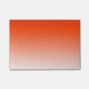 Post-it® Orange simple au blanc