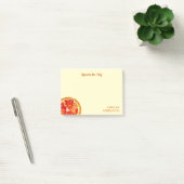 Post-it® Orange Squeeze Day Cute Inspirational Citrus (Bureau)