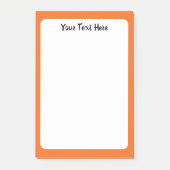 Post-it® Orange Tiger couleur solide personnalisé (Devant)