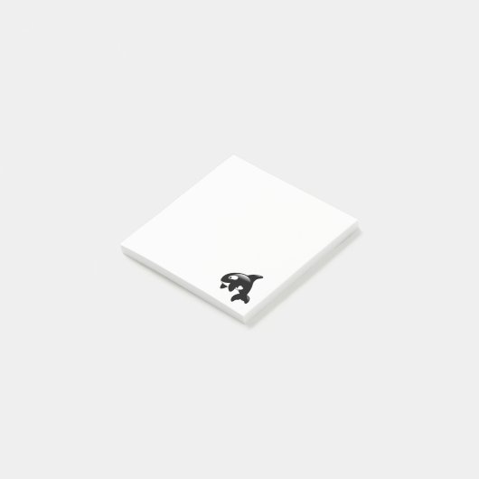 Post-it® Orca Whale en blanc (Incliné)
