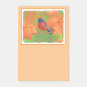 Post-it® Orchard Oriole Songbird Peinture Oiseau original