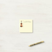 Post-it® Orchestre de cordes de musiciens de violon (Sur un bureau)