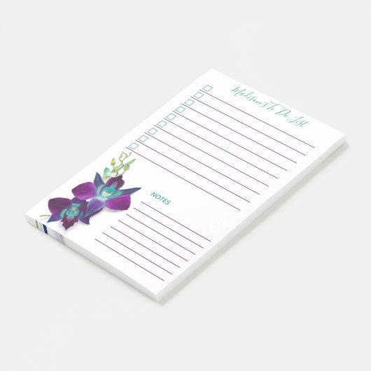 Post-it® Orchidée Bom Dendrobium Personnalisée (Incliné)