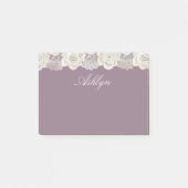 Post-it® Orchidée romantique violet floral (Devant)