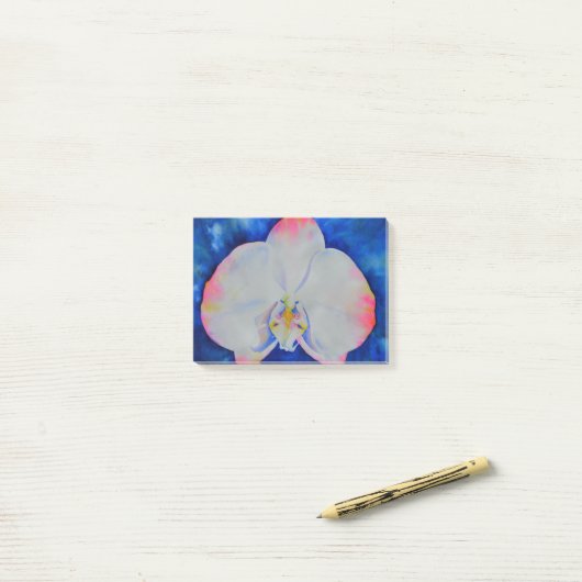 Post-it® Orchidée rose (Sur un bureau)