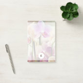 Post-it® Orchidées Modernes | Ajouter votre initiale (Bureau)