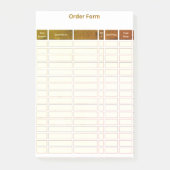 Post-it® order form post it note (Devant)