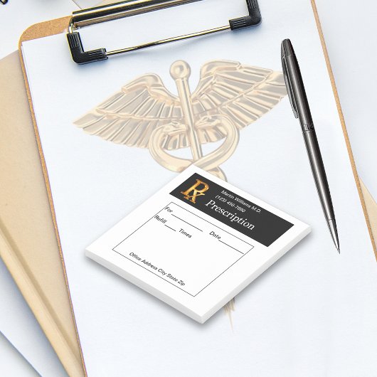 Post-it® Ordinateur de poche Classic Doctor Prescription Po