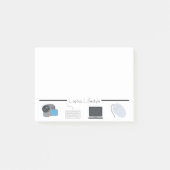 Post-it® Ordinateur portable mode de vie Emojis (Devant)