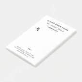 Post-it® Ordonnance du médecin cardiologue (Incliné)