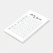Post-it® Ordre hebdomadaire simple (Incliné)