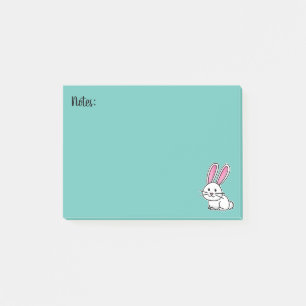 Post-it® Oreilles de queue pelucheuse blanche chanceuse de